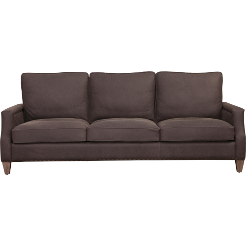 Welton Sofa in Wolverine Cocoa Brown Leather